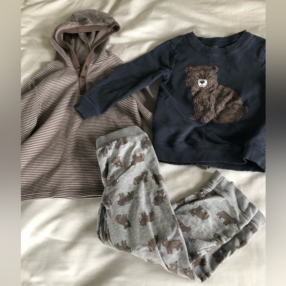 Carters Cute Bear Outfit Set Lot Bundle